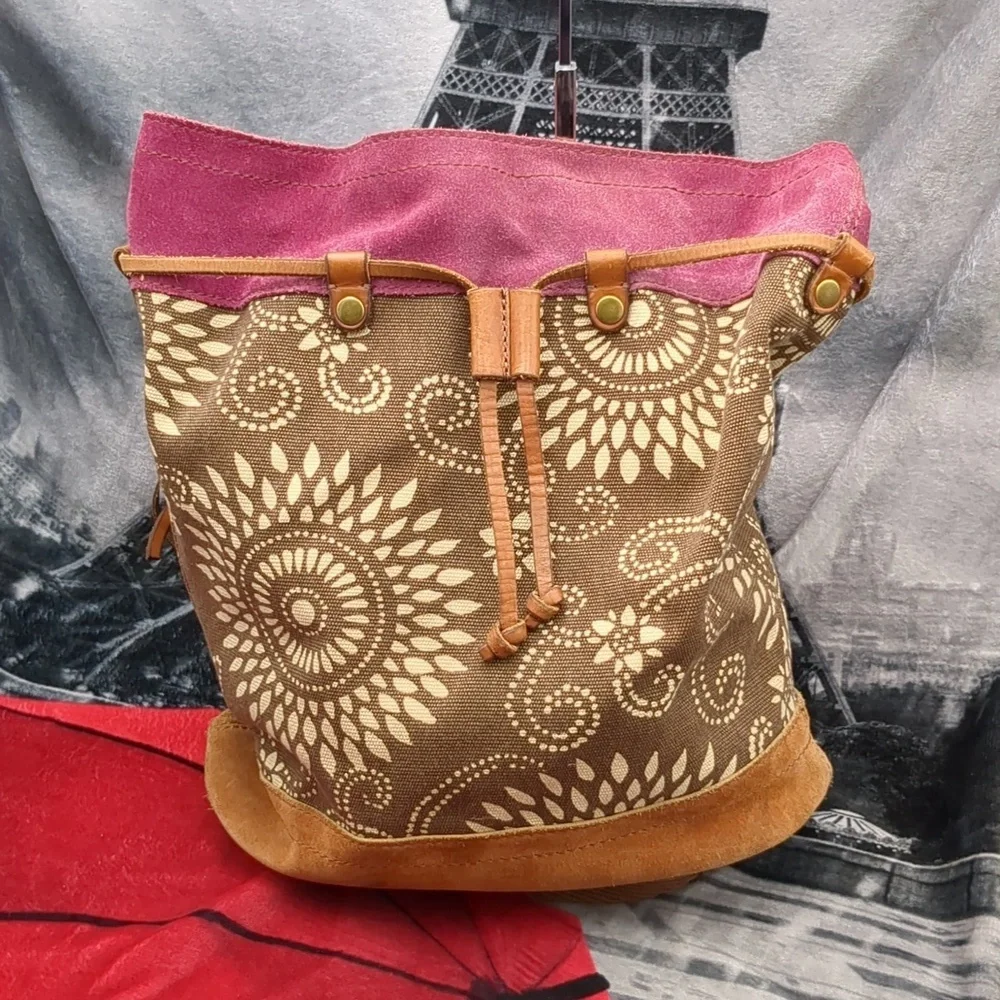 Lucky brand drawstring backpack